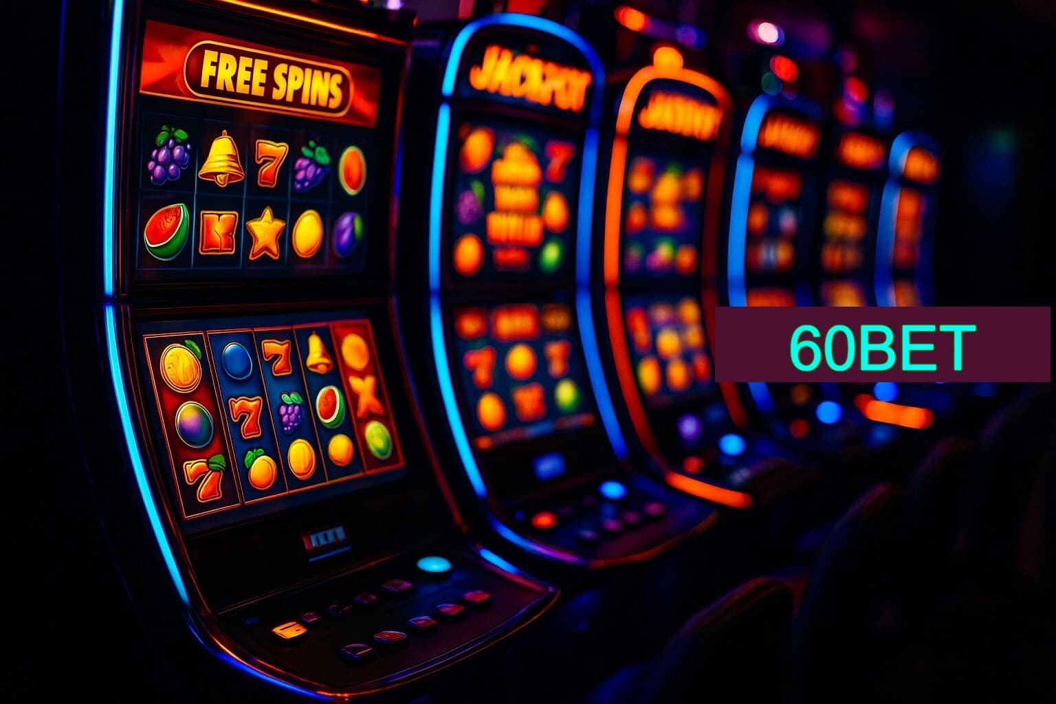 Diversos jogos de caça-níqueis